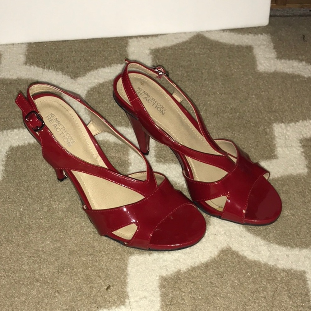 Red Kenneth Cole heels